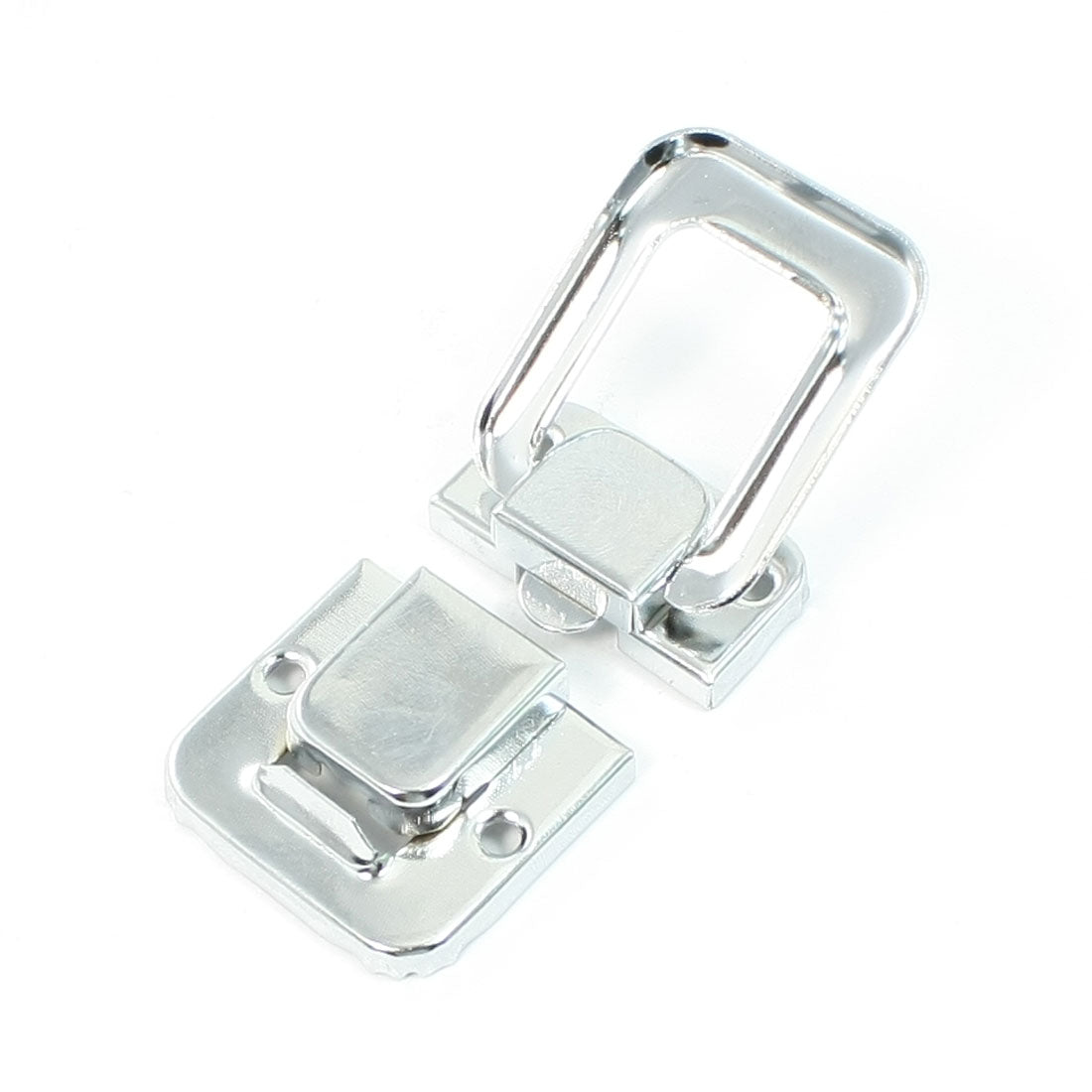 Harfington Silver Tone Metal Spring Design Case Boxe Chest Toggle Catch Lacth