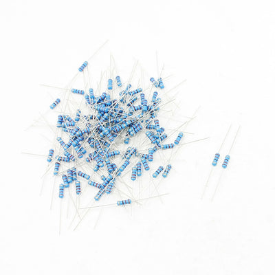 Harfington 220 Ohm 1/2W 4-Color Loop Axial Lead Type Carbon Film Resistors 130pcs