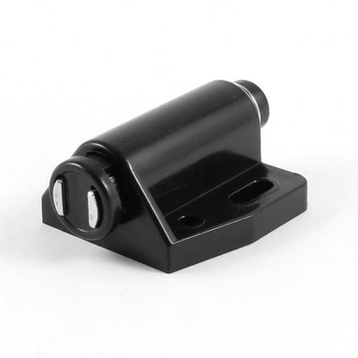 Harfington Cupboard Cabinet Door Round Single Head Magnetic Catch Latch Black