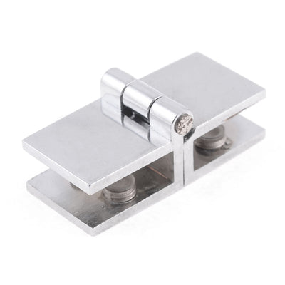 Harfington Bathroom 9mm Thickness Glass Door Hinge Silver Tone