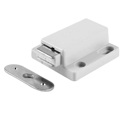 Harfington Cupboard Cabinet Door Single Head Magnetic Catch Latch White