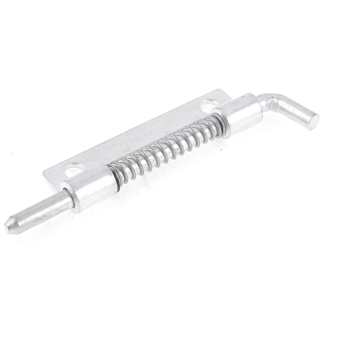 Harfington Hardware Spring Loaded Metal Security Barrel Bolt Latch 3.5" Long Silver Tone