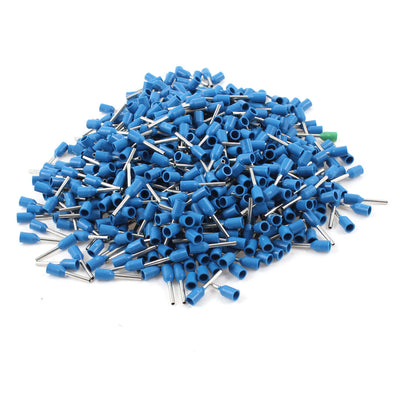 Harfington 1000Pcs Wire Copper Crimp Connector Insulated Pin Terminal for AWG 18 Wire