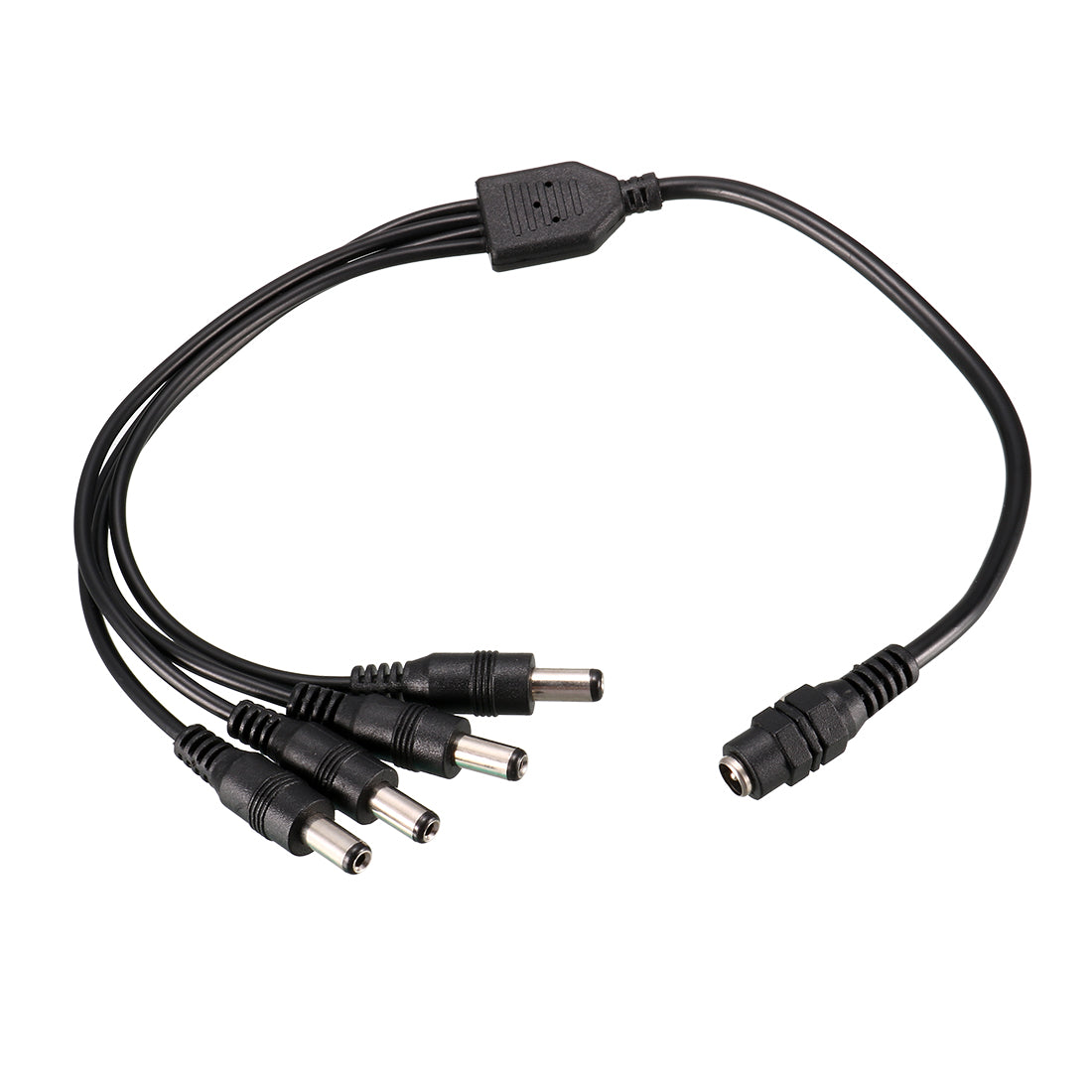 Harfington DC 1 Female to 4 Male Power Splitter Cable Cord for CCTV Security Camera