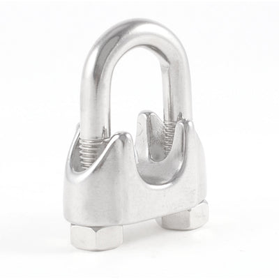 Harfington 22mm 7/8" Wire Rope Clip Stainless Steel U Shaped Bolt Cable Clamp Fastener