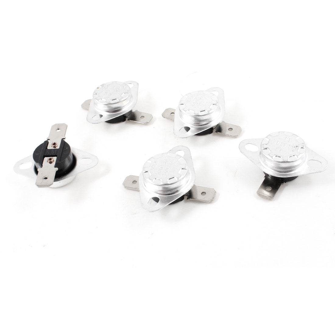 Harfington 5pcs 60C 140F NC Normal Close Thermostat Temperature Thermal Switch KSD301 Fixed
