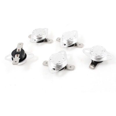 Harfington 5pcs 60C 140F NC Normal Close Thermostat Temperature Thermal Switch KSD301 Fixed