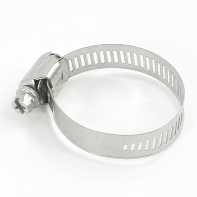 Harfington 21-44mm Silver Tone Stainless Steel Hoop Ring Gear Hose Clamp Adjustable