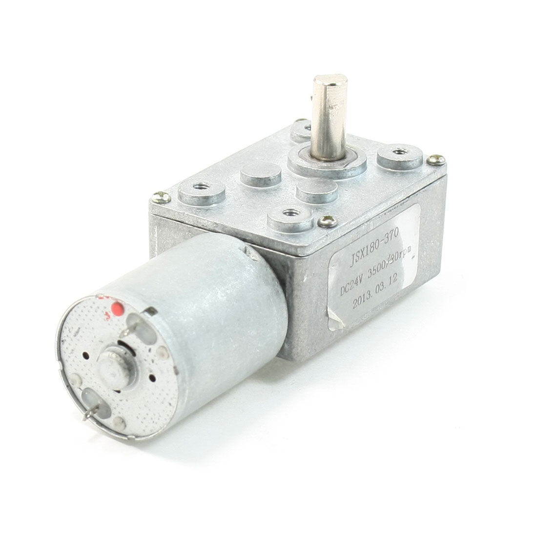 Harfington DC 24V 3500/20RPM Rectangle Shape Gear Box 2 Terminal Electric Geared Motor