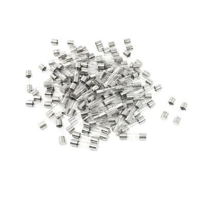 Harfington 2A 250V Fast Blow Acting 5x20mm Glass Tube Fuses 100pcs