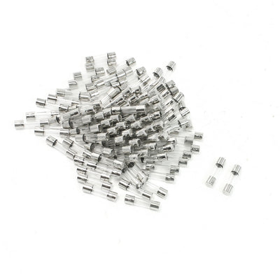 uxcell Uxcell 100 Pcs Fast Blow 5mm x 20mm Glass Tube Fuses 250V 5A