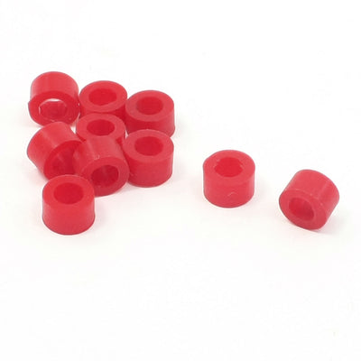 Harfington Uxcell Automobile Rubber 10mm x 6.5mm x 3.5mm Rings Hole Sealing Gaskets Washers 10 Pcs