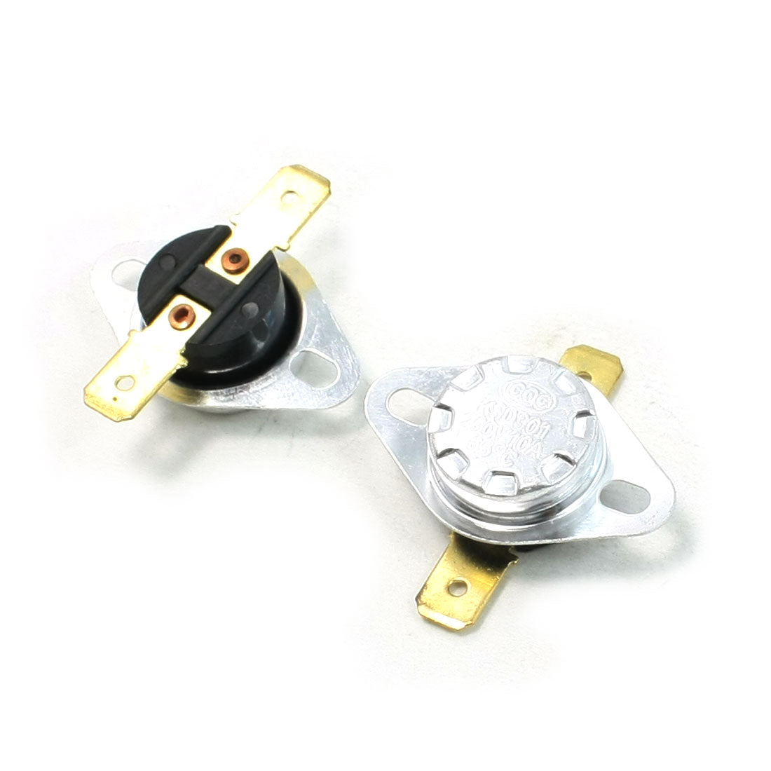 Harfington 2pcs 65C Celsius N/C Soldering Type Temperature Control Switch 10A AC 250V
