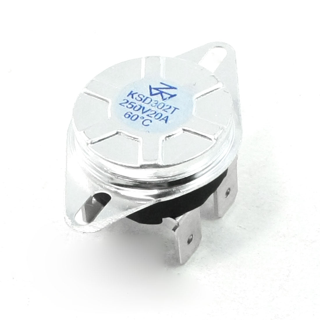 Harfington AC 250V 20A Normal Close 60C Temperature Control Switch Bimetal Thermostat