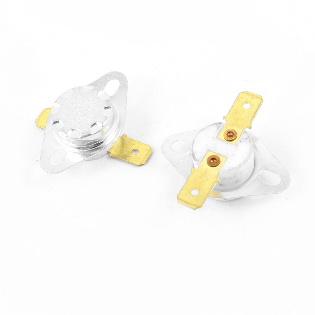 Harfington Pair 160C Normal Closed 250V AC 10A Ceramic Thermostat KSD301 Fixed Type