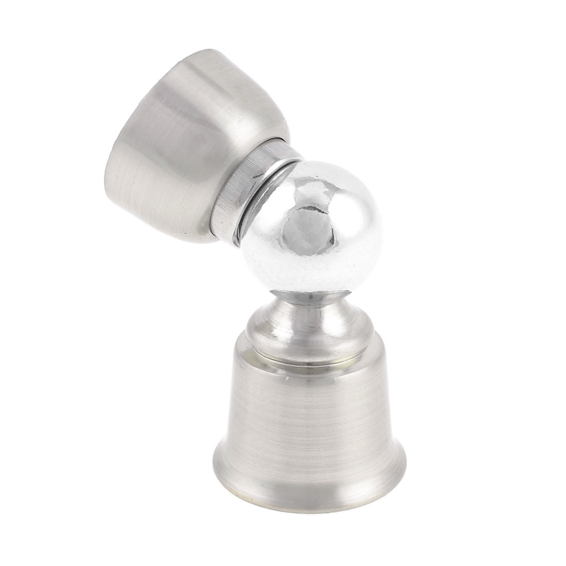 Harfington Silver Tone Metal Door Magnetic Holder Stopper Doorstop Catch 34mm×58mm