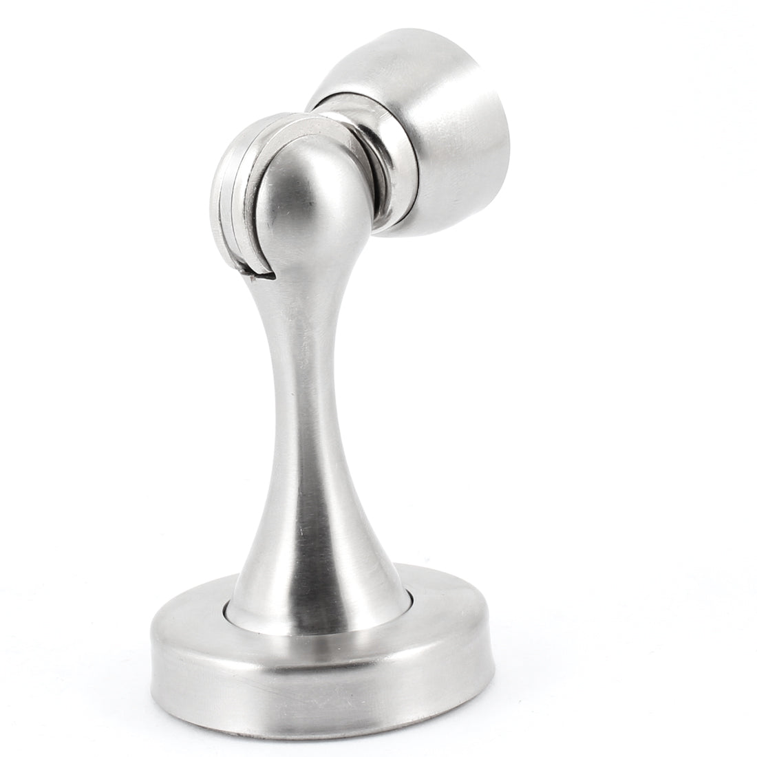 uxcell Uxcell Silver Tone Magnetic Metal Door Stopper Catch Holder 90mm Length