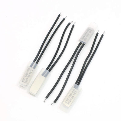 Harfington 4pcs Bimetal Thermostat Temperature Switch 65 Degree Celsius Normally Closed