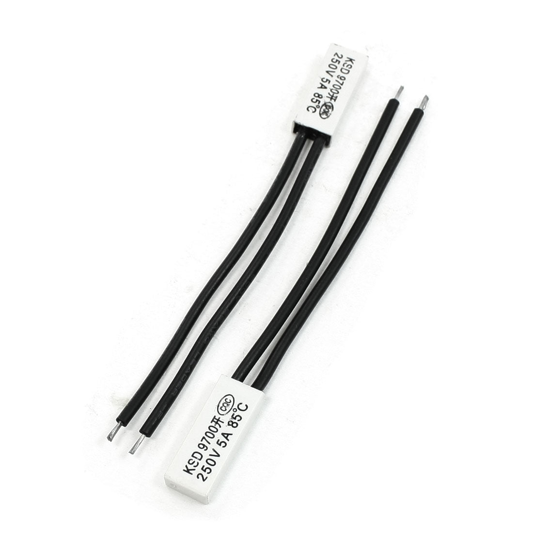 Harfington KSD9700 85 Degree Celsius Temperature Control Switch Thermostat NO 2pcs