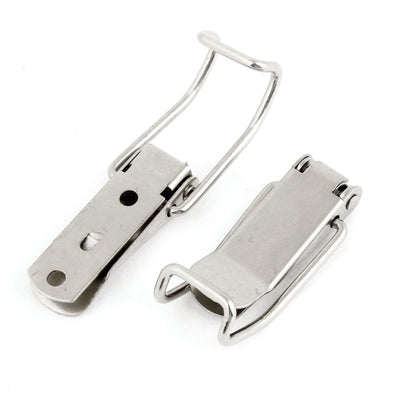 Harfington 2 Set Cabinet Spring Loaded Stainless Steel Straight Loop Toggle Latch 3"