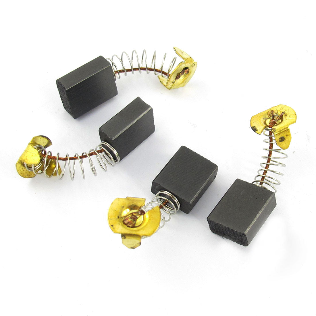 uxcell Uxcell 2 Pair Spring Loaded 21/32" x 17/32" x 1/4" Electric Motor Carbon Brushes