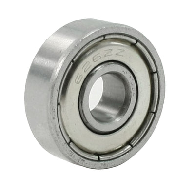 Harfington Metal Sealed Single Row Deep Groove Ball Bearing 19mm Outer Dia