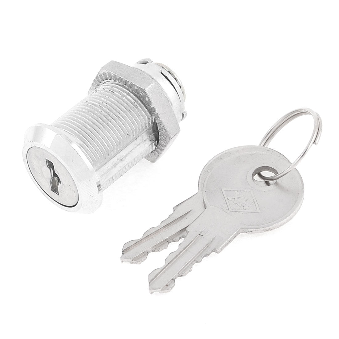 Harfington 1.8cm Thread Dia Round Head Cam Lock Key Set for Drawer Mailbox