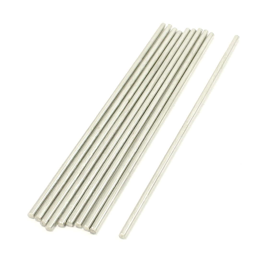 uxcell Uxcell RC Airplane 100mm x 2mm High Speed Steel Round Rod 10 Pcs