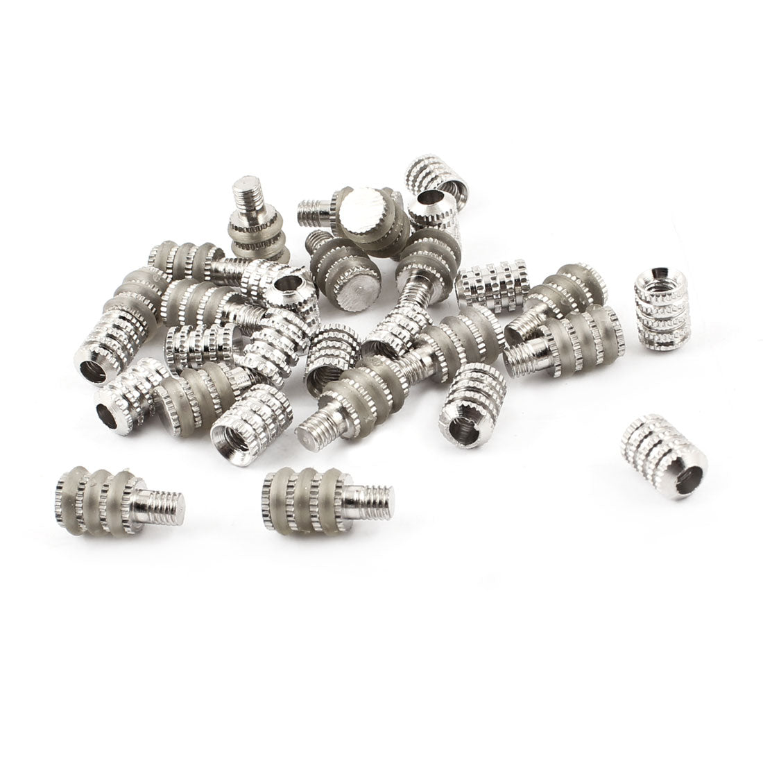 uxcell Uxcell 22mm x 8mm 4.5mm Threaded Single End Glass Shelf Support Holder 15 Pcs