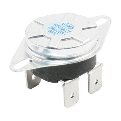 Harfington AC250V 20A KSD302T Temperature Controller Bimetal Thermostat N/C 92C 4P