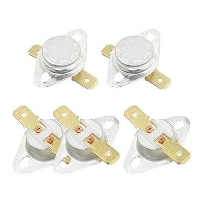 Harfington 5pcs NC Ceramic Temperature Switch 150 Degree Celsius KSD301