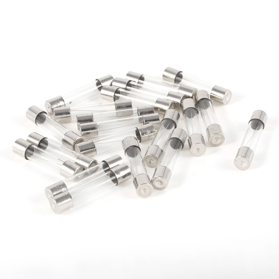 Harfington 20pcs Fast Blow Glass Tube Fuse 5 Amps 250V 6mm×30mm