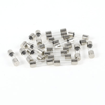Harfington 20pcs Fast Blow Glass Tube Fuse 0.5A 250V 5mm×20mm