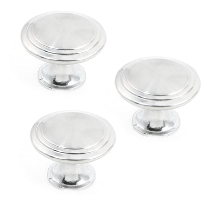 uxcell Uxcell Home Office Window Round Door Knob Pull Replacement 29mm Diameter 3PCS