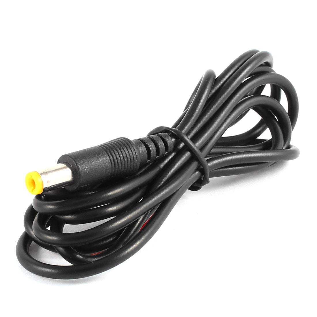 Harfington Black CCTV Camera DC 5.5×2.1mm Male Jack Power Cable Connector 1.5 Meters