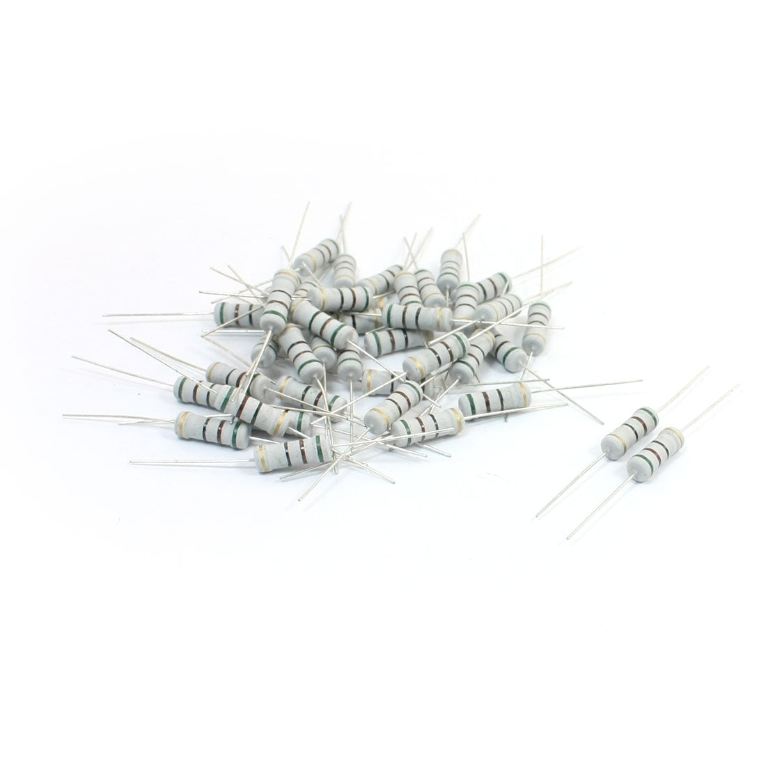 Harfington 40pcs Axial Leads DIP Mount Carbon Film Resistor 2Watt 51 Ohm
