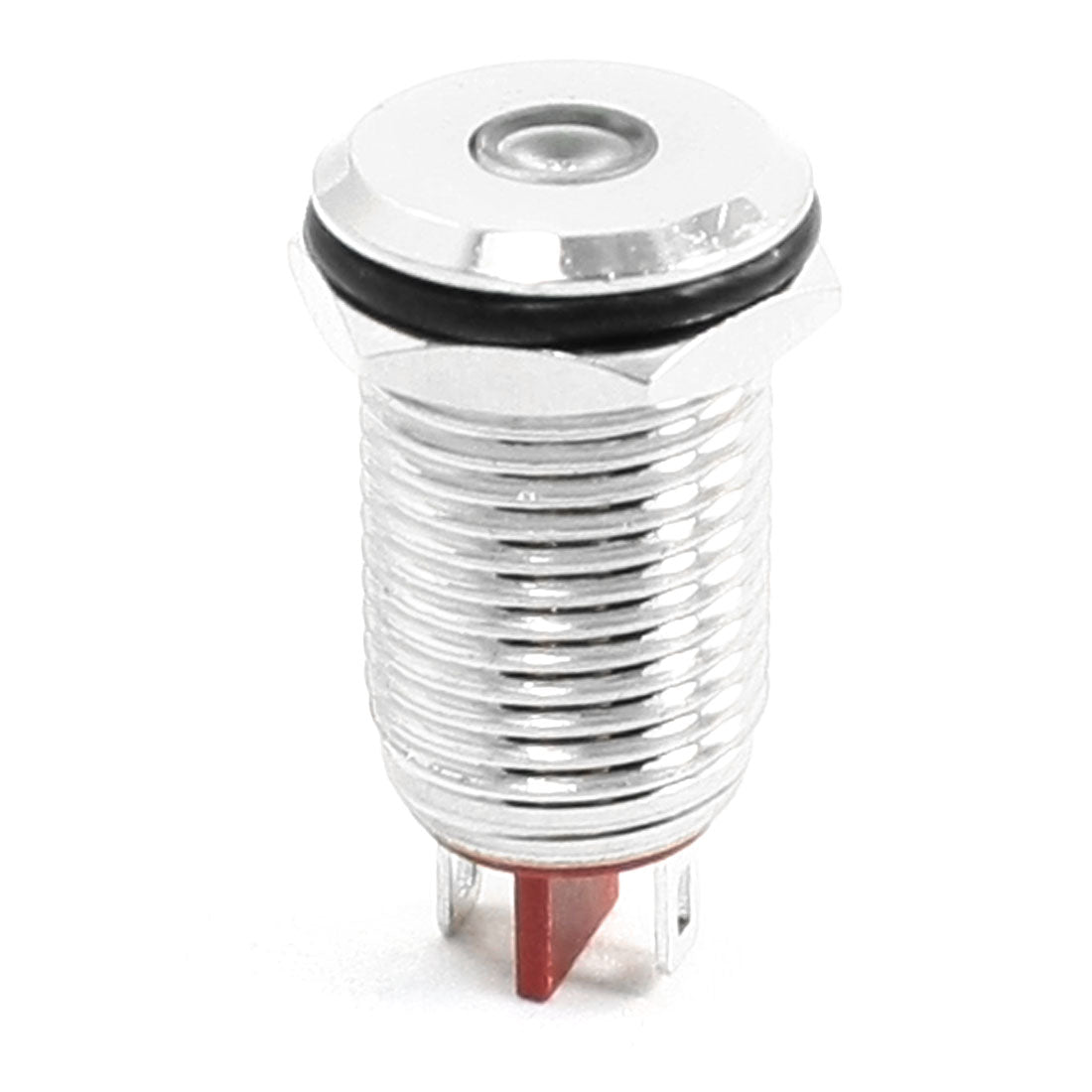 Harfington 12mm Panel Mounting Red LED Indicator Light Pilot Signal Lamp DC 12V