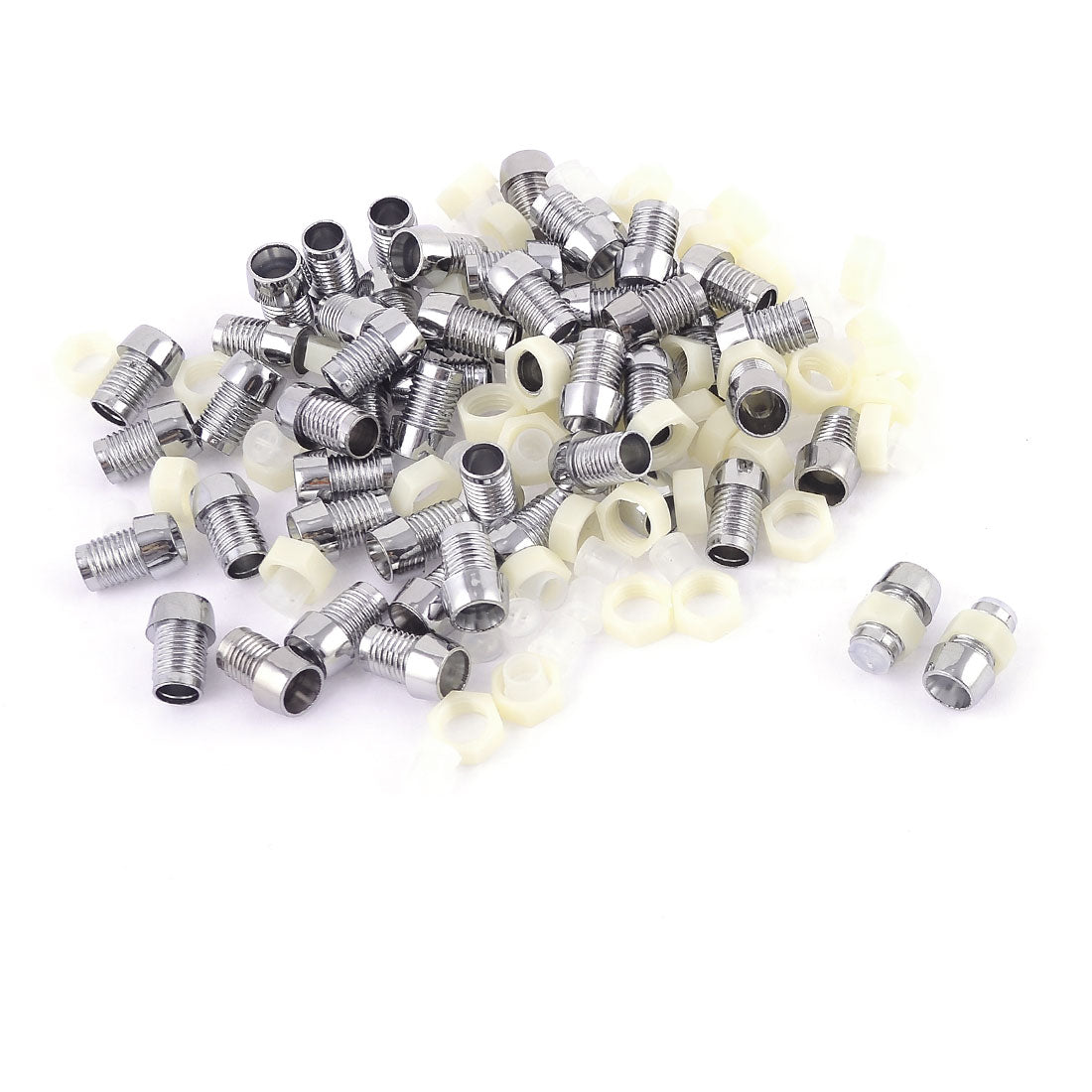 Harfington 50pcs 5mm Plastic LED Lamp Holder for Light-emitting Diode Lighting