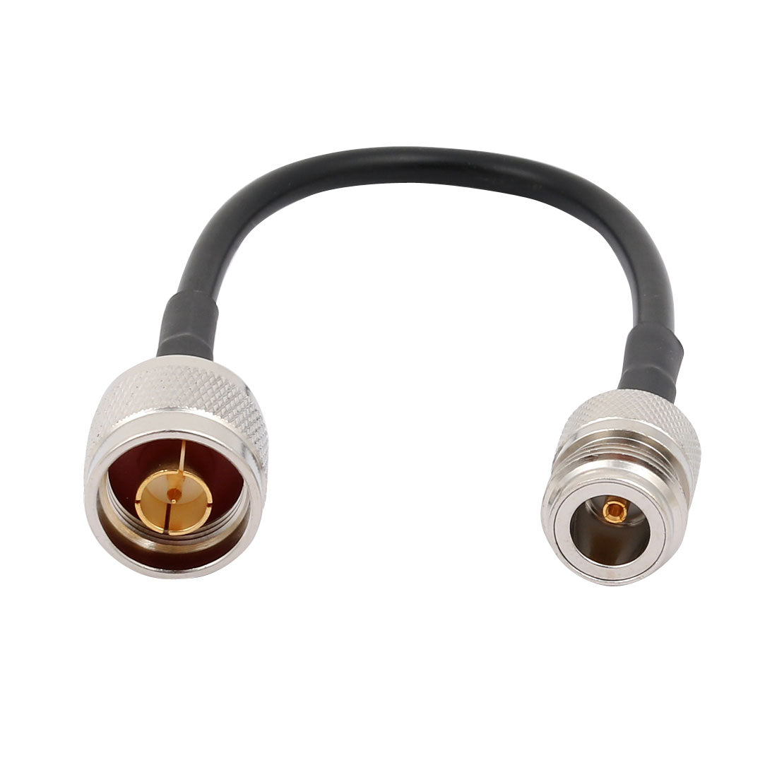 uxcell Uxcell N Type Male to Female M/F Adapter Straight Connector RG58 Cable 9"