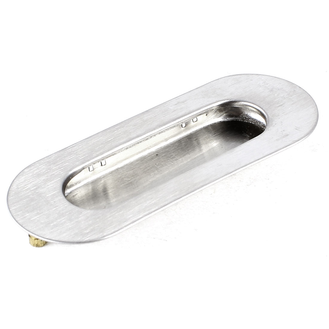 uxcell Uxcell Oval 4.3" Long Recessed Type Flush Pull Drawer Cabinet Door Handle