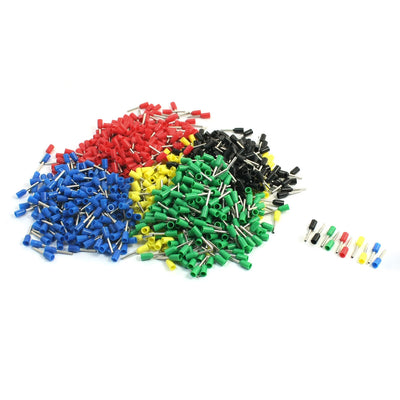 Harfington 22 AWG Cable E0508 Mix Color Pre Insulative Ferrules Wiring Connectors 950Pcs