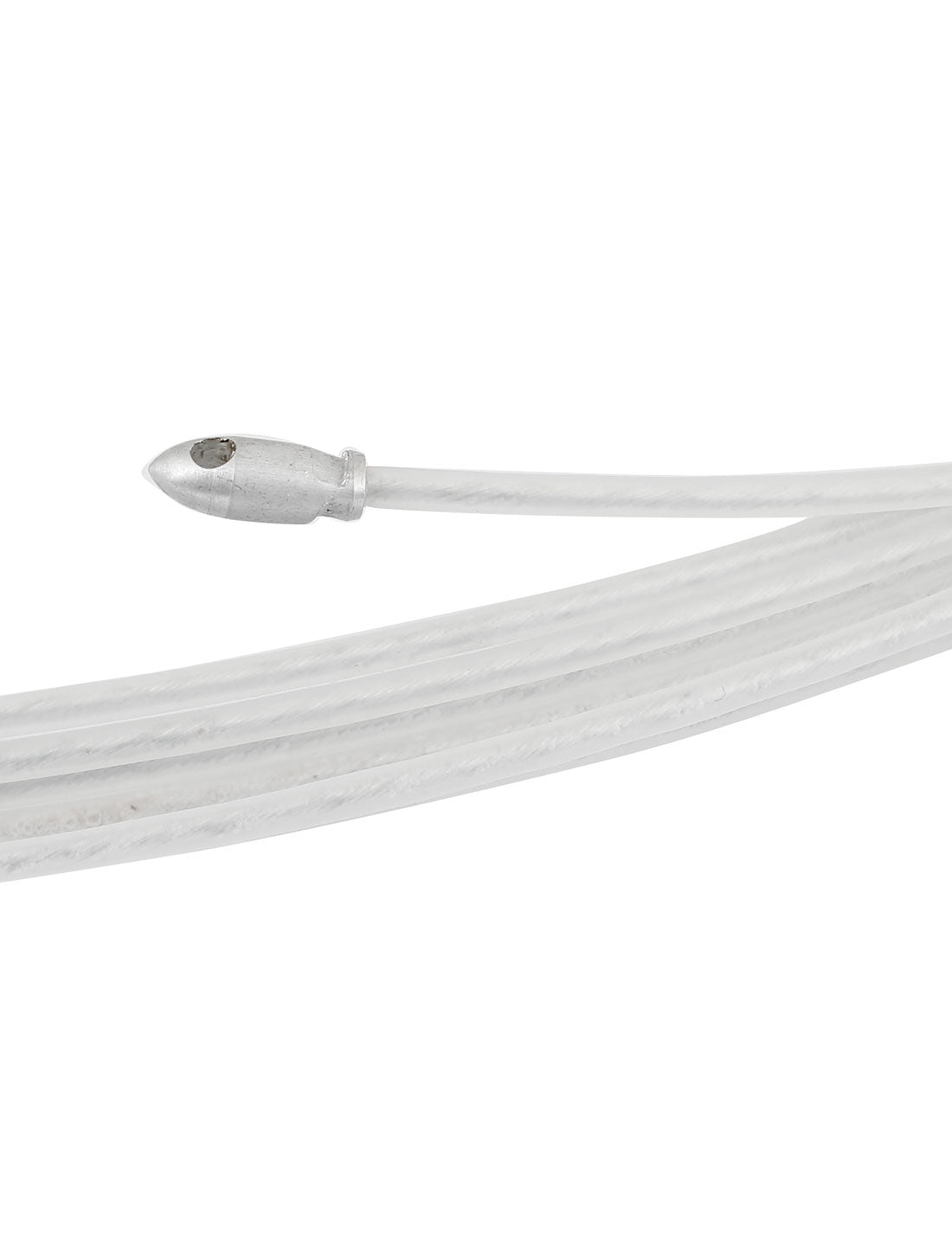 uxcell Uxcell 25Ft 774cm Electrical Wire Threader Cable Running Rods Kit Fish Tape Pulling White