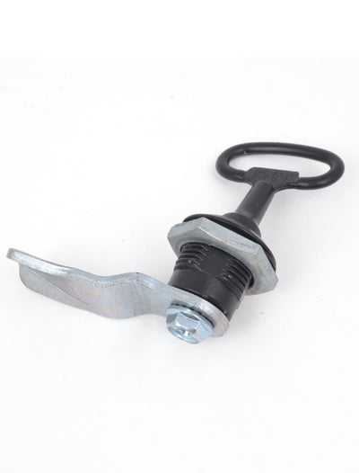 Harfington Black Cabinet Door Metal Triangle Plane Cam Lock w Key