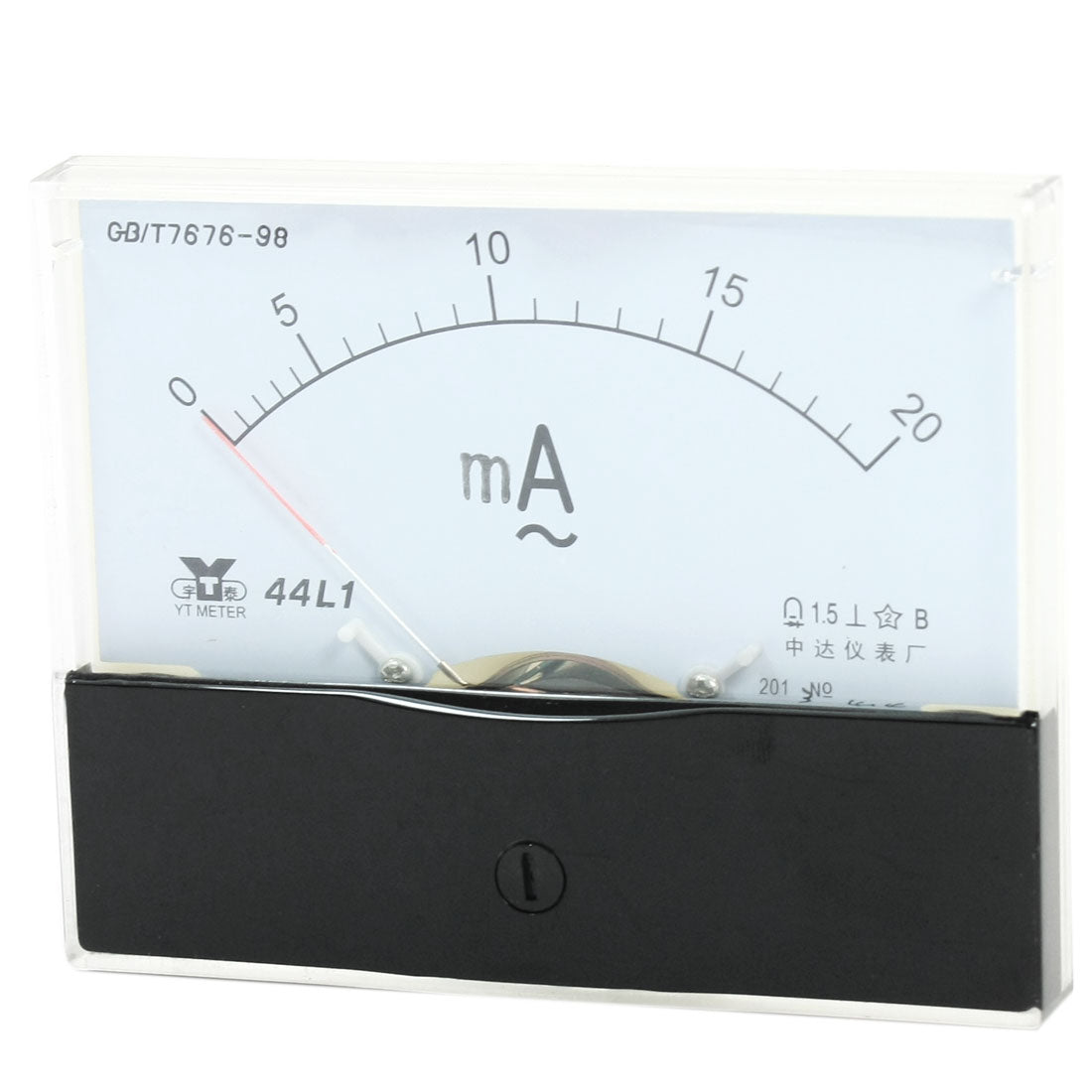 uxcell Uxcell Fine Turning Dial Panel Ammeter Tester AC 0 - 20mA Measuring Range 44L1