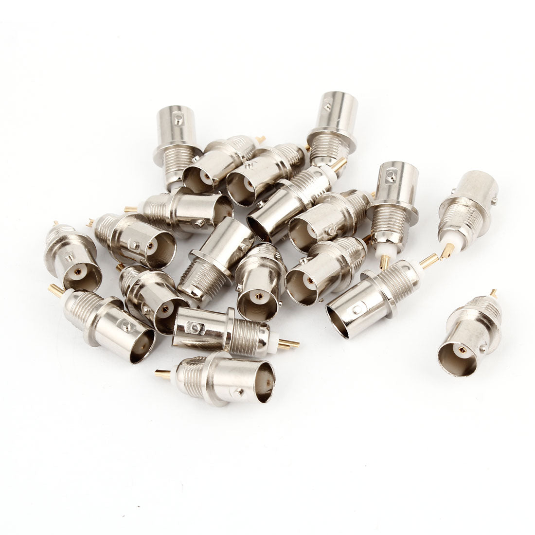 uxcell Uxcell 20 Pcs BNC Chassis Panel Mount Socket Female Solder Type Connector Adapter