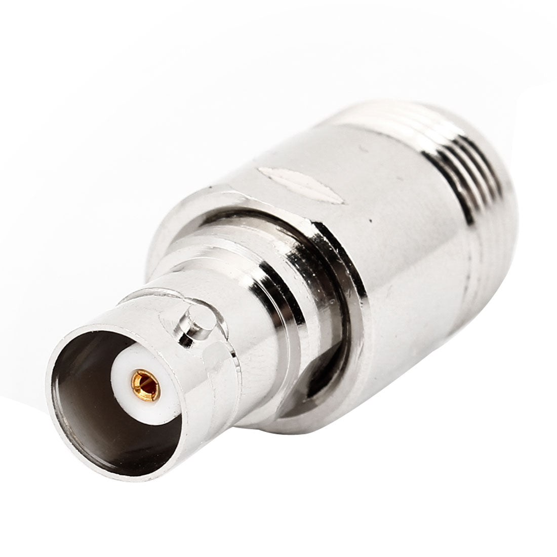 uxcell Uxcell Silver Tone Metal N Female to BNC Female Jack Adapter Connector