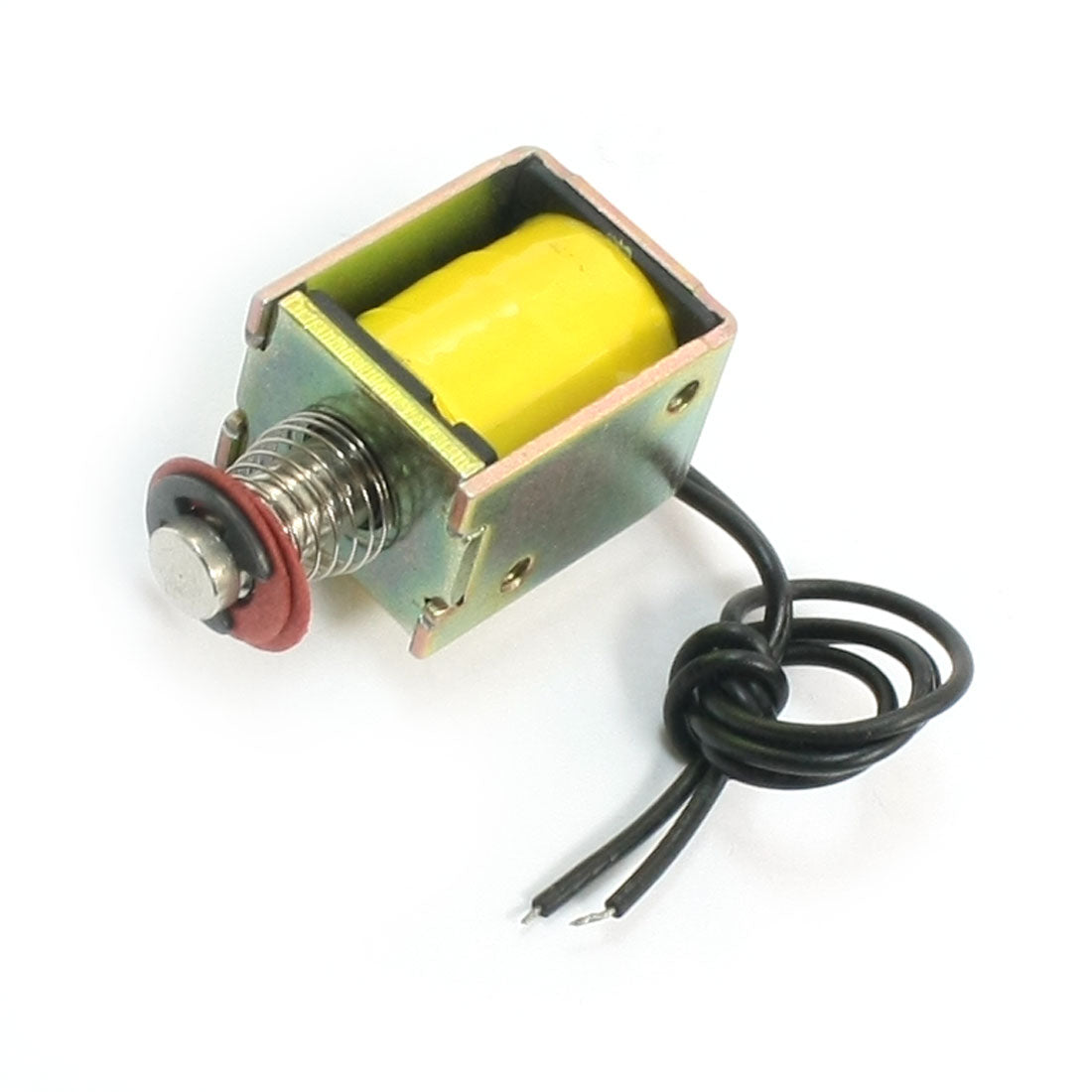 uxcell Uxcell 12V 0.17A 1mm 150g 3mm 35g Push Pull Type Open Frame Spring Plunger DC Solenoid Electromagnet