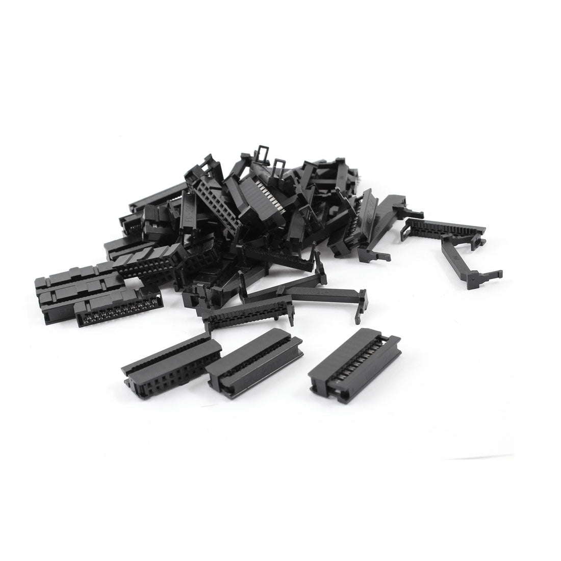 uxcell Uxcell 25 Pcs IDC Cable Connector FC-20P 20Pin Female Header 2.54mm Pitch