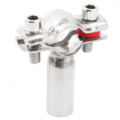 uxcell Uxcell 19-22mm Range Stainless Steel Pipe Screw Clamp Hose Clip Quick Fastener