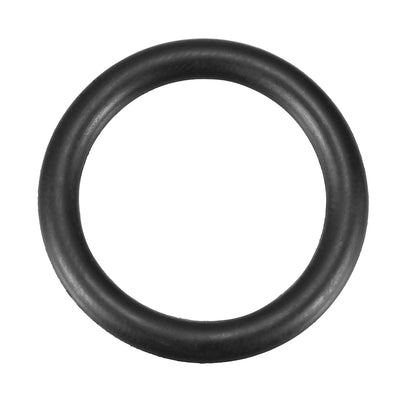 uxcell Uxcell 28mm x 21mm x 3.5mm Black Rubber O Ring Oil Seal Gasket 10 Pcs
